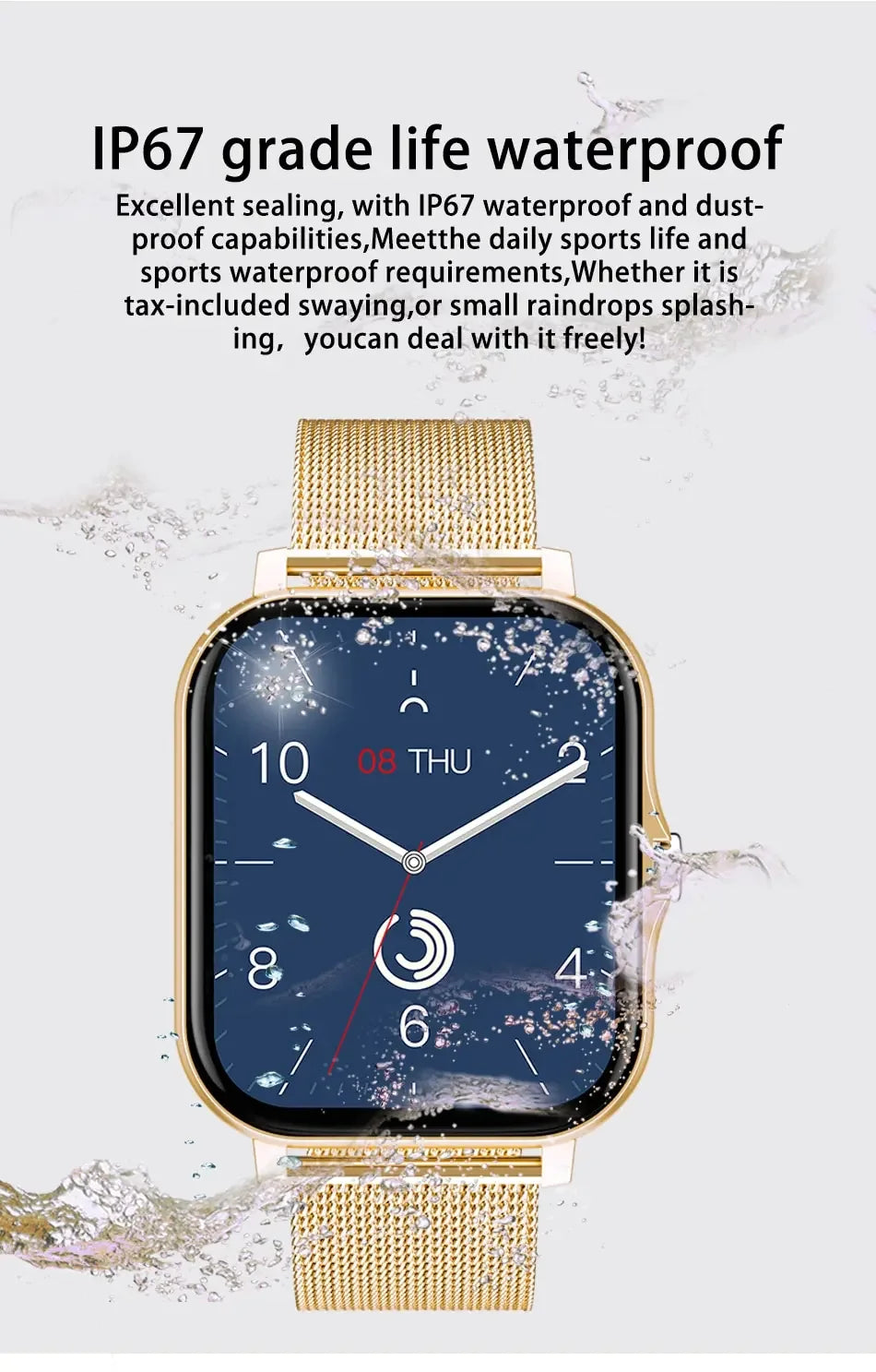 2024 Bluetooth Smartwatch with Call & Fitness Tracker