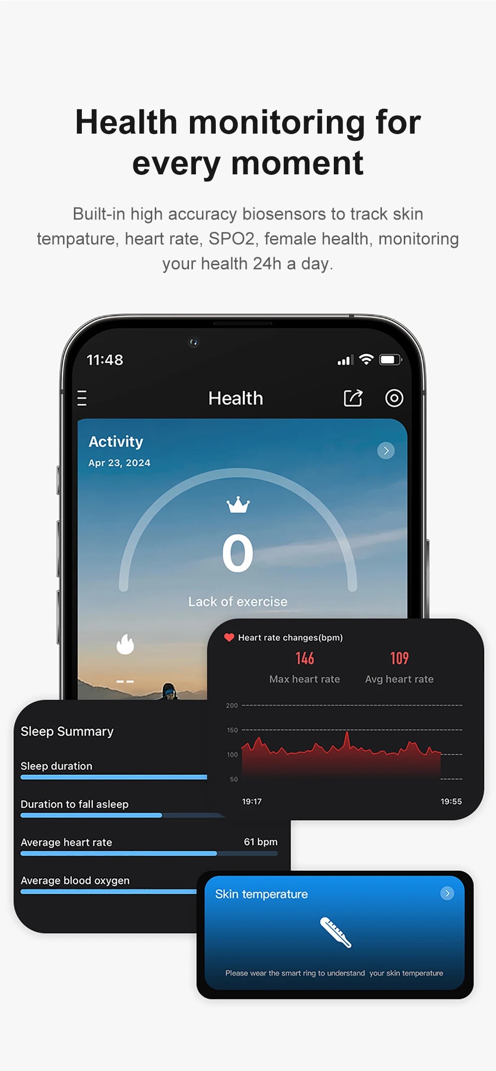 COLMI R09 Smart Ring 2024 with Health Monitoring