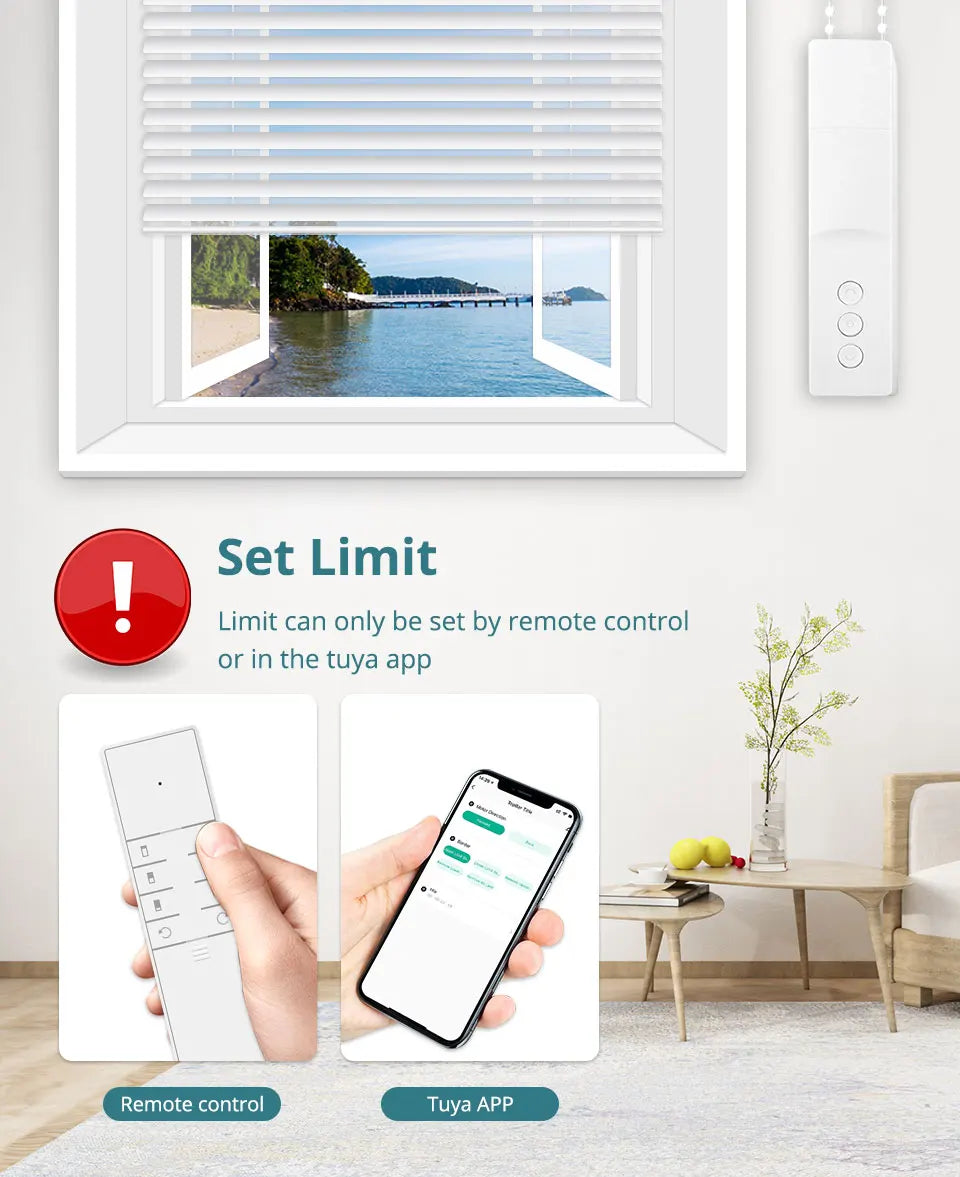 Zemismart ZigBee Smart Roller Shade Motor with Battery
