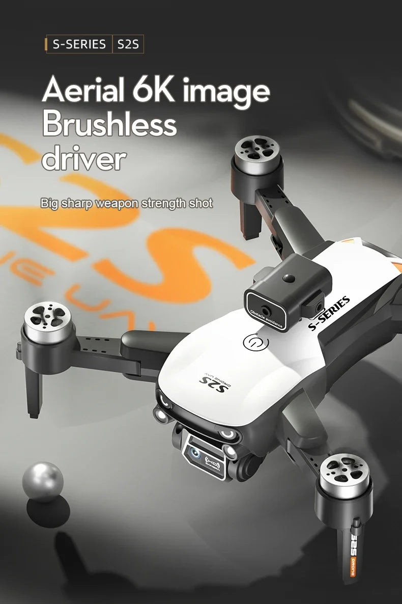 S2S Mini Drone – 4K/8K HD Camera, Obstacle Avoidance, Foldable RC Quadcopter