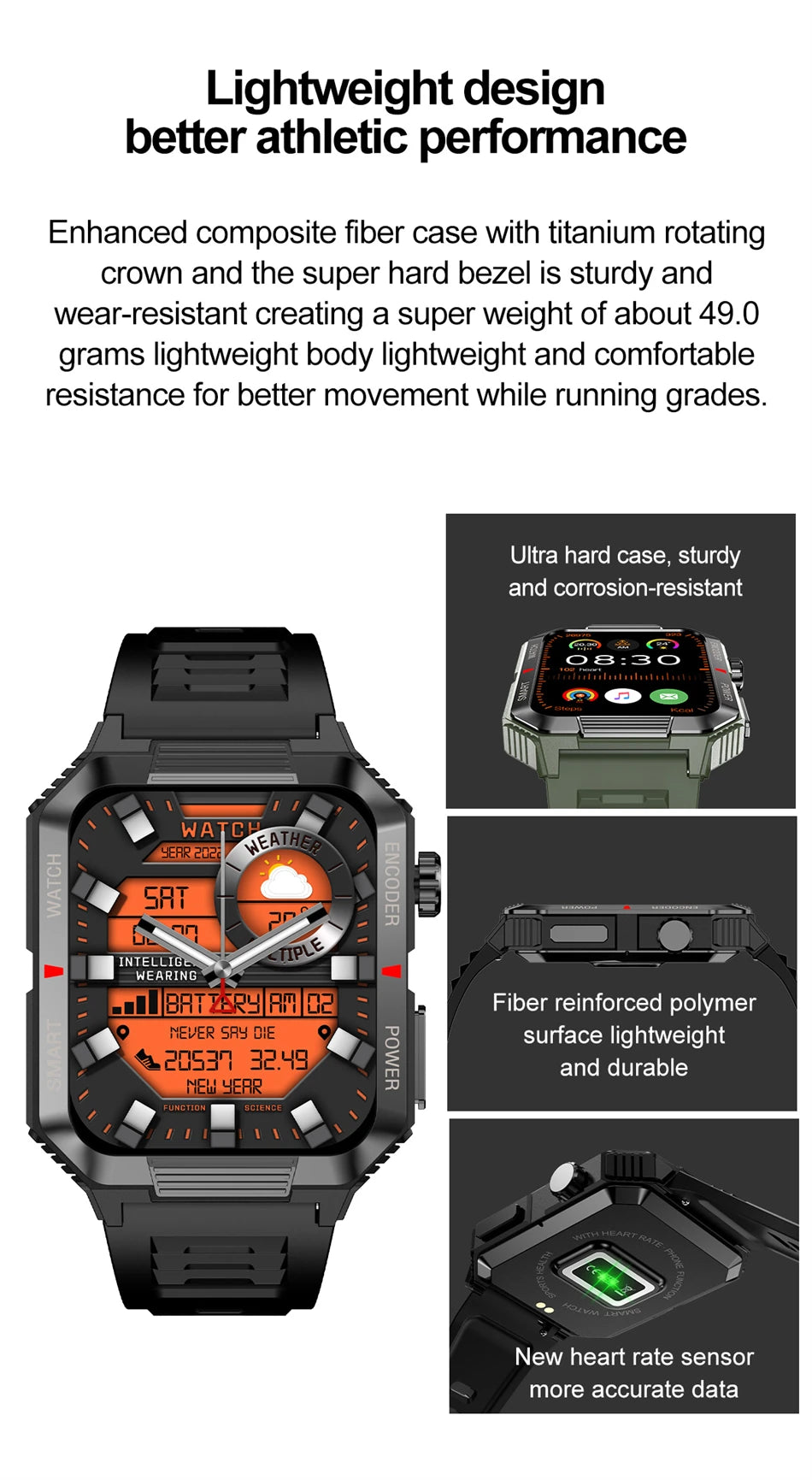 Men’s NFC GPS Smartwatch – 1.99" HD Screen, Bluetooth Calling, 120+ Sports Modes