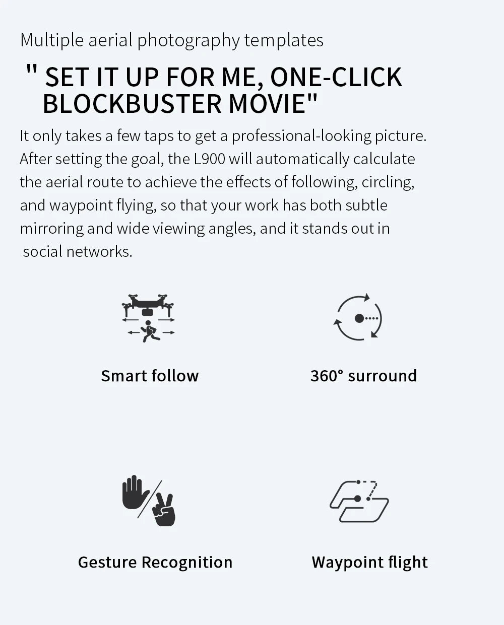 LYZRC L900 Pro GPS Drone – 4K Dual Camera 5G WiFi Foldable FPV Quadcopter