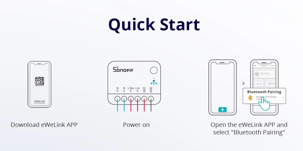 SONOFF MINIR4M Matter Smart Switch – Compact WiFi Module for Alexa, Google Home & SmartThings