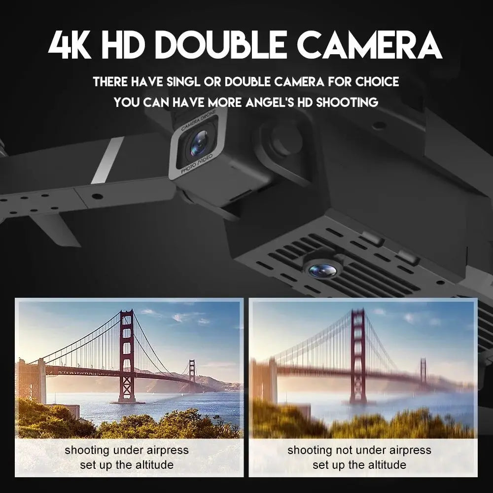 E88 Pro 4K WiFi FPV Foldable Drone with HD Camera