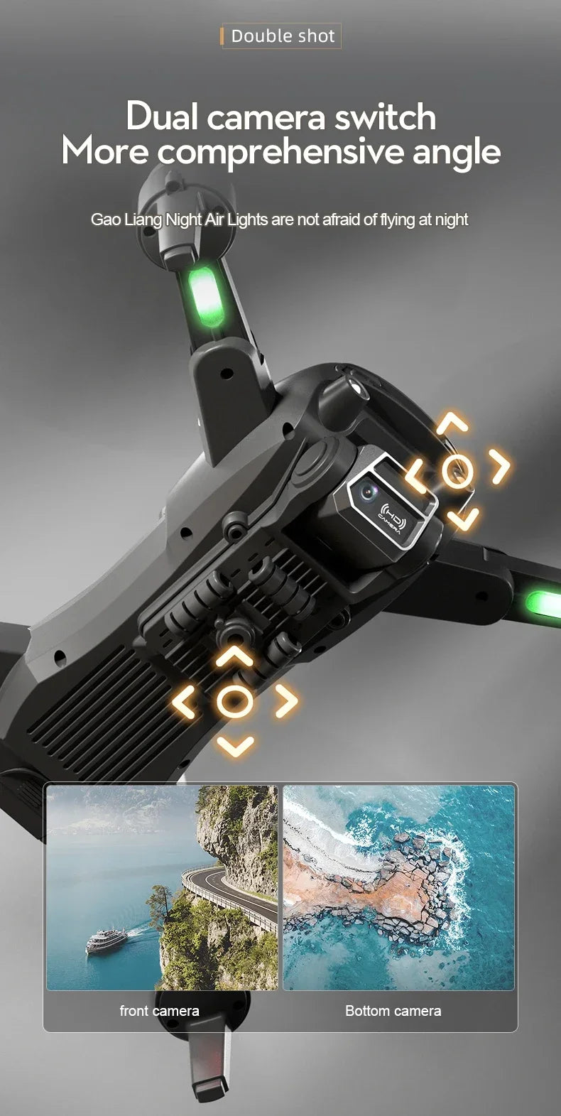 S2S Mini Drone 8K HD Camera Foldable Quadcopter