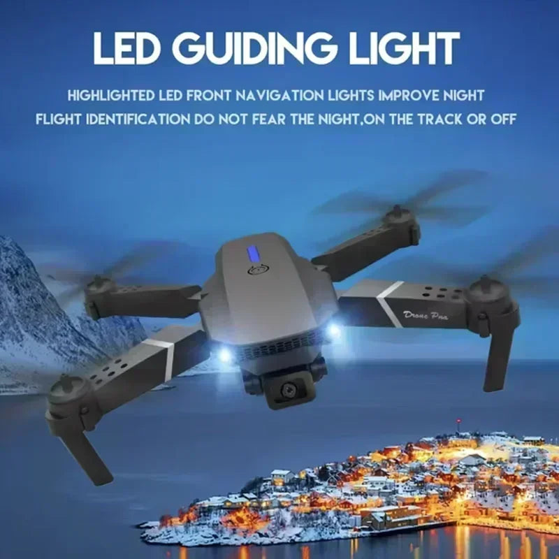 E88 Pro 4K Drone – Foldable RC Quadcopter with Dual HD Cameras & WiFi FPV