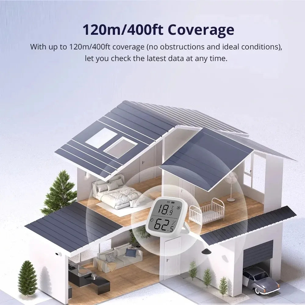 SONOFF SNZB-02D Zigbee Temperature & Humidity Sensor – LCD Display, Works with Alexa & Google Home