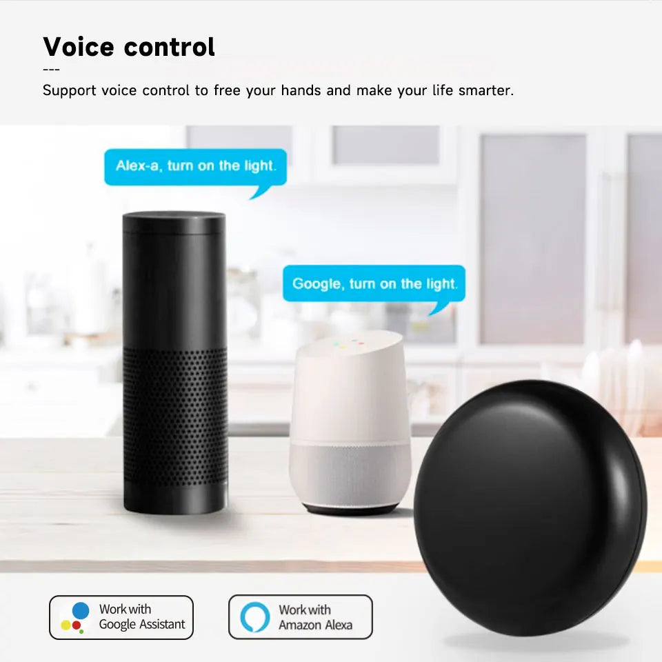 Tuya WiFi IR Universal Remote – Smart Home Infrared Controller for AC, TV, Alexa & Google Home