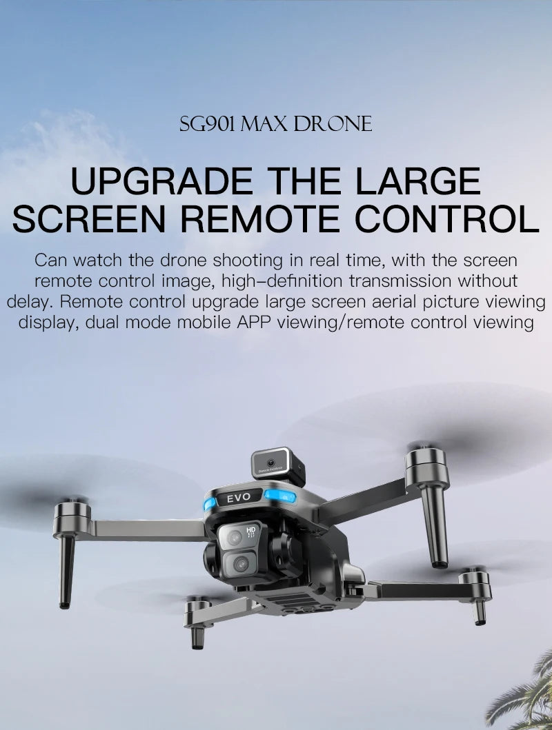 SG109 Pro Max 4K GPS Mini Drone with Screen Remote