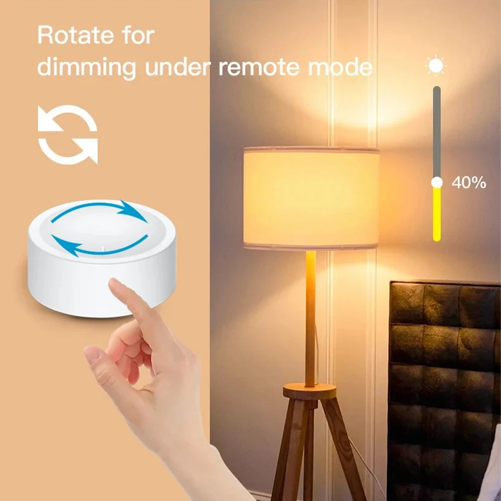 Tuya ZigBee Smart Knob Switch Wireless Dimmer
