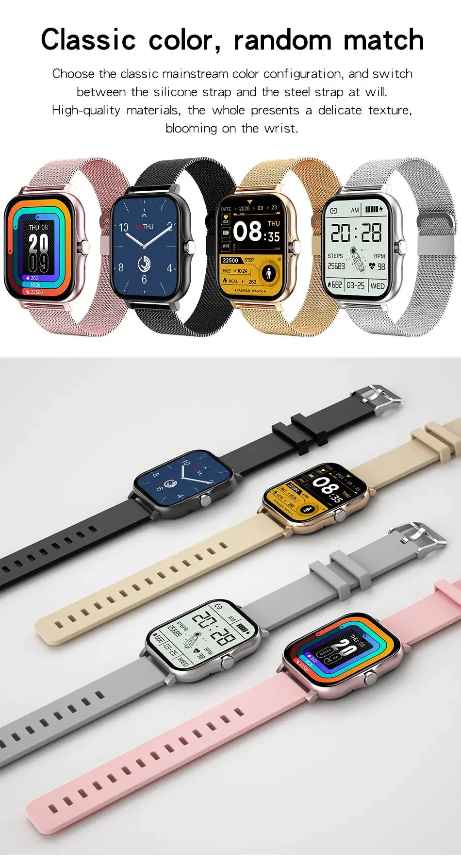 2024 Bluetooth Smartwatch with Call & Fitness Tracker